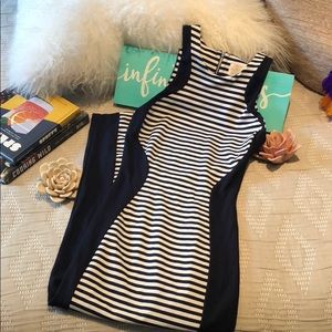 Torn by Ronny Kobo Tea Length dress